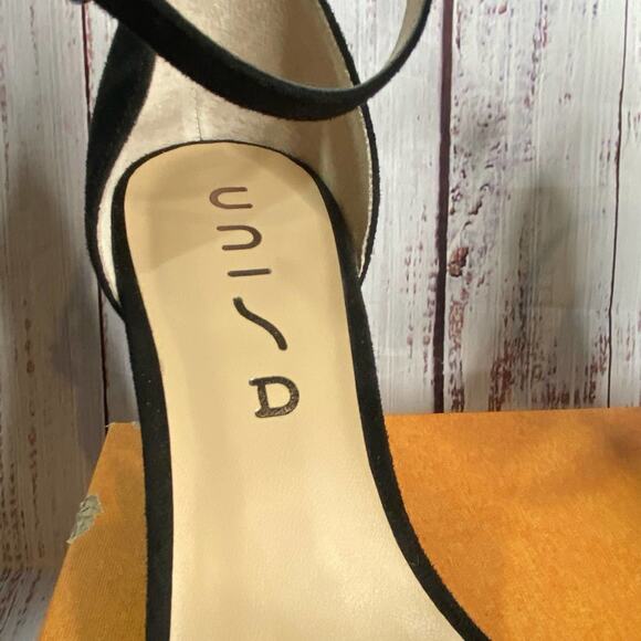 Unisa Black Womans Heels Sz 9 - Picture 3 of 8